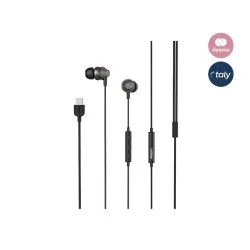 PHILIPS In-Ear Headphones with Mic - Black